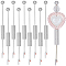10Pcs Steel Seam Rippers, Silver, 147x10mm