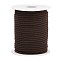 Nylon Threads, Milan Cords/Twisted Cords, Coconut Brown, 3mm, about 21.87 yards(20m)/roll