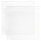 PVC Plastic Sheets, Rectangle, Clear, 282x305mm, Hole: 1.5mm