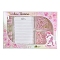 Paper Notebooks, with Clips and Tie Rings, Pink, 239x165mm