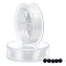 TPU Crystal Thread, for DIY Jewelry Making, Round, Clear, 0.5mm, about 120.30 Yards(110m)/Roll