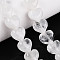 Natural Quartz Crystal Beads Strands, Rock Crystal Heart, 11~12x12x7.5~8mm, Hole: 1mm, about 15pcs/strand, 6.10~6.50''(15.5~16.5cm)