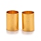 Brass Cord End Caps, Column, Golden, 7x5mm, Hole: 4.5mm
