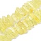 Natural Crackle Quartz Beads Strands, Dyed, Nuggets, Light Khaki, 13~31x7~12x7~12mm, Hole: 1.2mm, about 52~53pcs/strand, 15.75''~15.94''(40~40.5cm)