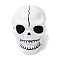Resin Skull Ornaments for DIY Decorations, Halloween Crafts, White, 39.5x36x41mm
