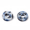 Handmade Polymer Clay Beads, Disc/Flat Round, Heishi Beads, Midnight Blue, 6x1mm, Hole: 2mm, about 23500pcs/1000g