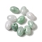 Natural Jadeite Beads, Oval, 10~10.5x7.5mm, Hole: 1.2mm