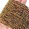 Transparent Electroplate Glass Beads Strands, Full Plated, Faceted, Bicone, Antique Bronze Plated, 3.5~3.8x3mm, Hole: 0.8mm, about 113~115pcs/strand, 14.17~14.37 inch(36~36.5cm)