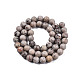 Chapelets de perles maifanite/maifan naturel pierre  X-G-R345-8mm-40-3