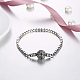 925 Sterling Silver Cubic Zirconia European Beads STER-BB16504-7