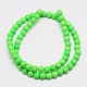 Chapelets de perles en turquoise synthétique TURQ-G106-4mm-02A-2