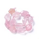 Natürlichen Rosenquarz Perlen Stränge G-L492-11-3