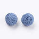 Perles de pierre de lave naturelle non cirées G-I190-16mm-B04-2