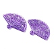 DIY グラデーションカラースタイルのジュエリー作り検索キット  プラスチックビーズ、カボション、リンク、ペンダントを含む  蝶/葉/花/ちょう結び/貝殻/星の形  青紫色  8~34.5x8~40x2~11mm  穴：1~6mm  約804個/500g KY-F020-01C-3