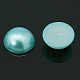 Cabochons demi-ronde bombés en acryliques d'imitation nacre OACR-H001-4U-2