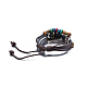 Adjustable Casual Unisex Zinc Alloy Love Skull and Leather Multi-strand Bracelets BJEW-BB15637-3