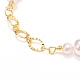 Bracelet en perles d'imitation en plastique ccb fait à la main pour fille femmes BJEW-JB06734-4