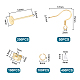 Kit de fabrication de boucles d'oreilles bricolage unicraftale DIY-UN0004-91-4