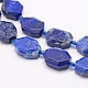 Chapelets de perles en lapis-lazuli naturel G-J373-24J-2
