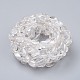 Bracelets de perles extensibles en cristal de quartz naturel BJEW-K213-C01-2