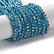 Chapelets de perles en verre électroplaqué EGLA-R048-3mm-17-5