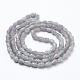 Electroplate Glass Beads Strands GLAA-K035-B-HR01-2