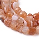 Chapelets de perles d'agate naturelle G-L537-015-2