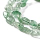 Perles vertes naturelles quartz fraise brins G-G018-70-3