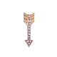 Alloy Rhinestone Stud Earrings Jewelry Sets EJEW-F121-01G-9