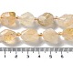 Chapelets de perles de citrine naturelle G-C182-22-01-5