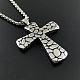 Винтажные ожерелья с кулоном-крестом в стиле панк из нержавеющей стали для мужчин JF7289-2