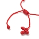 Нейлоновый плетеный браслет с узлом BJEW-JB08369-03-5