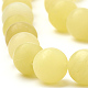 Chapelets de perles en jade citron naturel G-T106-309-2