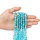 Chapelets de perles en verre craquelé peint CCG-S001-8mm-06-4