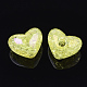 Perles en acrylique transparentes craquelées TACR-S148-04B-2