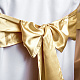20mのポリエステルリボン  結婚式のお祝いの装飾のために  ゴールド  3-3/4~4インチ（95~100mm）  約21.87ヤード（20m）/ロール OCOR-WH0077-72E-4
