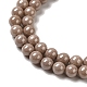 Perlenstränge aus kubischen Zirkonia-Imitationsperlen ZIRC-P109-03B-M-5