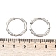 Фурнитура для сережек-колец huggie hoop из нержавеющей стали 201 STAS-F149-33P-A-3
