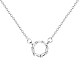 Кольцо кубический цирконий кулон ожерелье для девочек-женщин NJEW-BB44432-B-1