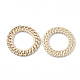 Handmade Reed Cane/Rattan Woven Linking Rings WOVE-T006-033A-2