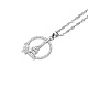 SHEGRACE Trendy Sterling Silver Pendant Necklace JN90A-2