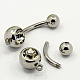 Fashionable 304 Stainless Steel Belly Rings AJEW-J001-02-1
