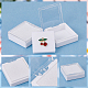 Transparent Acrylic Loose Diamond Display Boxes CON-WH0088-21-4