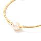 Braccialetto di perle di perle naturali per ragazze donne BJEW-JB06853-4