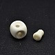 3-Hole Natural Howlite Guru Beads TURQ-E017-01-21x11mm-2