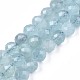 Chapelets de perles en aigue-marine naturelle X-G-S345-6mm-014-1