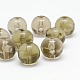3-Hole Synthetic Smoky Quartz Round Beads G-N0012-10.5mm-11-2