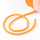 Round Braided Nylon Thread Jewelry Cord NWIR-L004-2mm-07-2