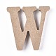 Lettera fette di legno non finite DIY-WH0162-62W-1
