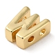 Rack Plating Brass Slide Charms KK-M254-15G-W-2
